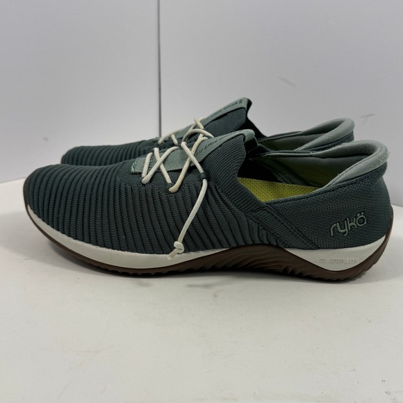 Ryka RE-ZORB Lite Women Walking Shoes Green Knit Comfort Size 8 - Picture 3 of 11